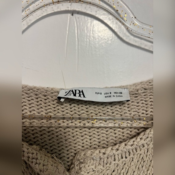 Zara BOATNECK KNIT CARDIGAN SOLD OUT TRENDING Size S - Picture 6 of 7